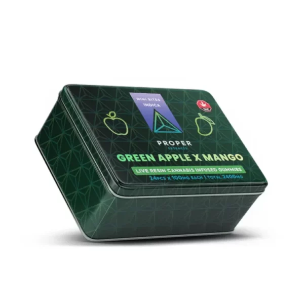 Proper Mini Triangles - 2400mg THC (24x100mg) – Green Apple & Mango
