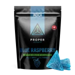 Proper Triangles 1080 mg Live Resin Gummies - Indica - Blue Raspberry