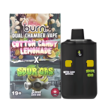 Burn Dual Chamber Vape – 3g + 3g - Cotton Candy Lemonade x Sour Gas - 6 Gram THC