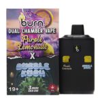 Burn Dual Chamber Vape – 3g + 3g - Purple Lemonade x Bubble Kush - 6 Gram THC
