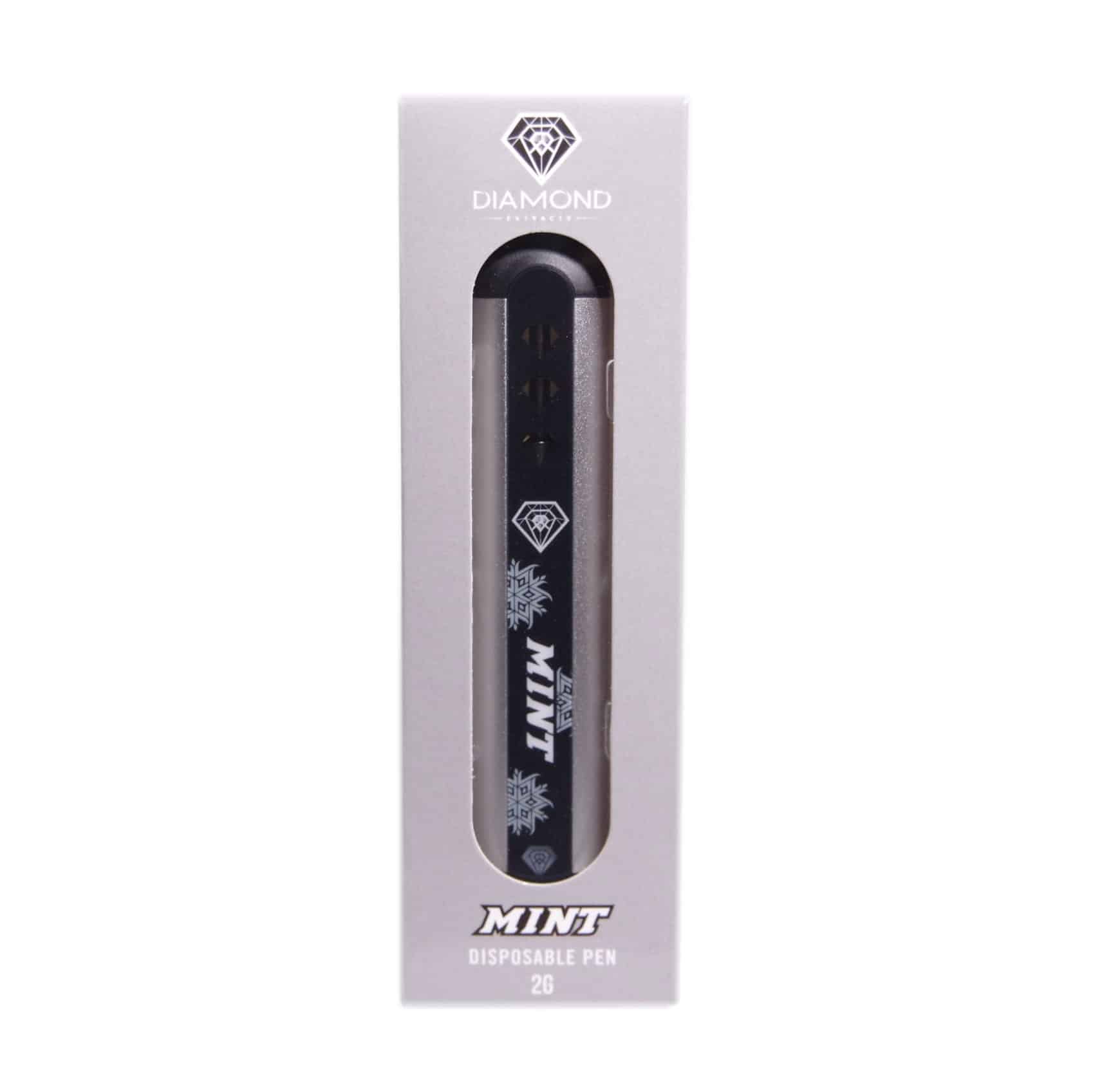 Diamond-Concetrates-Mint-Vape Diamond Concentrates Distillate Disposable Pen - 2g - Mint - Image 1