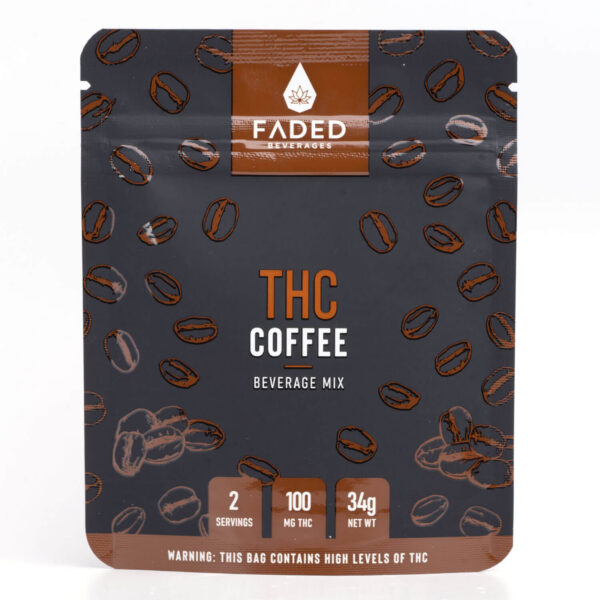 Faded THC Coffee - 100mg THC - Bulk