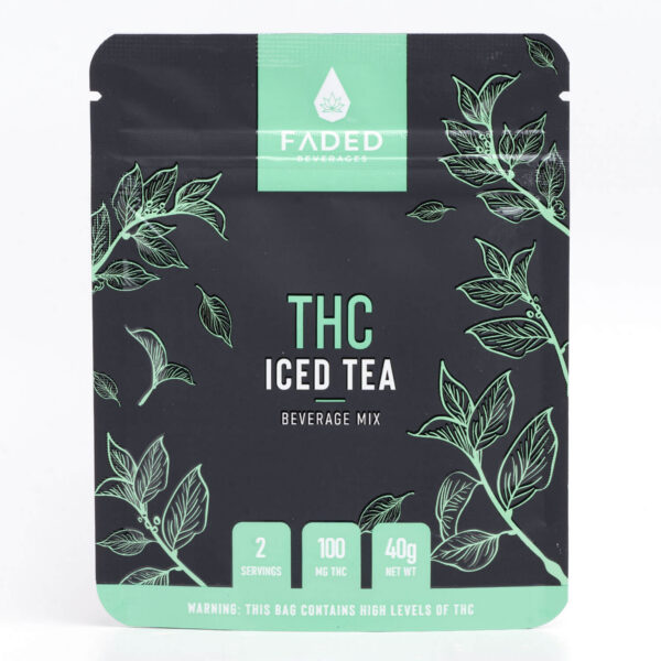 Faded THC Iced Tea - 100mg THC - Bulk
