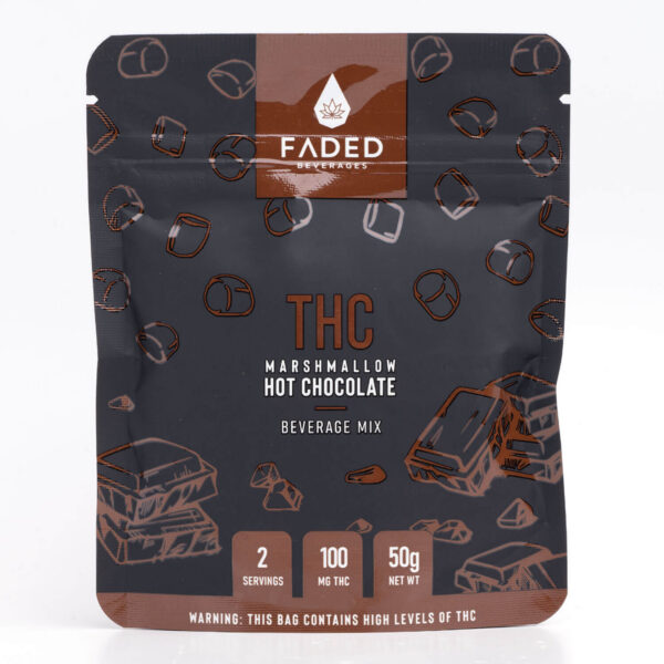 Faded THC Marshmallow Hot Chocolate - 100mg - Bulk
