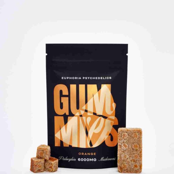 Euphoria Psychedelics Gummies - 6000mg Psilocybin - Orange
