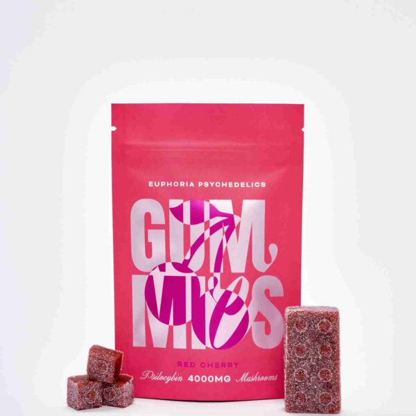 Euphoria Psychedelics Gummies - 4000mg Psilocybin - Red Cherry - Bulk