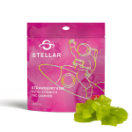 Stellar - Strawberry Kiwi - 1000mg Extra Strength THC Gummies