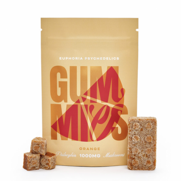 Euphoria Psychedelics Gummies - 1000mg Psilocybin - Orange