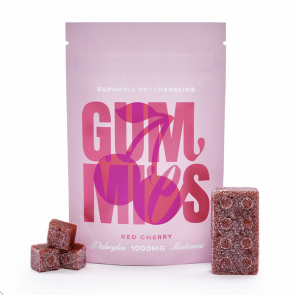 Euphoria Psychedelics Gummies - 1000mg Psilocybin - Red Cherry