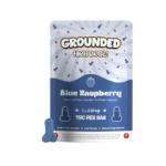 Grounded High Dose THC Edibles - 1000mg THC (5 x 200mg) - Blue Raspberry