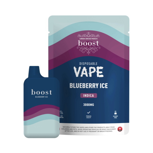 Boost Disposable THC Vape Pen - 3g - Blueberry Ice