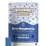 Grounded High Dose THC Edibles - 1000mg THC - Blue Raspberry (1 x 1000mg)