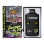 Straight Goods Dual Chamber Vape – 3g + 3g - Strawberry Mimosa × Pineapple OG - 6 Gram THC