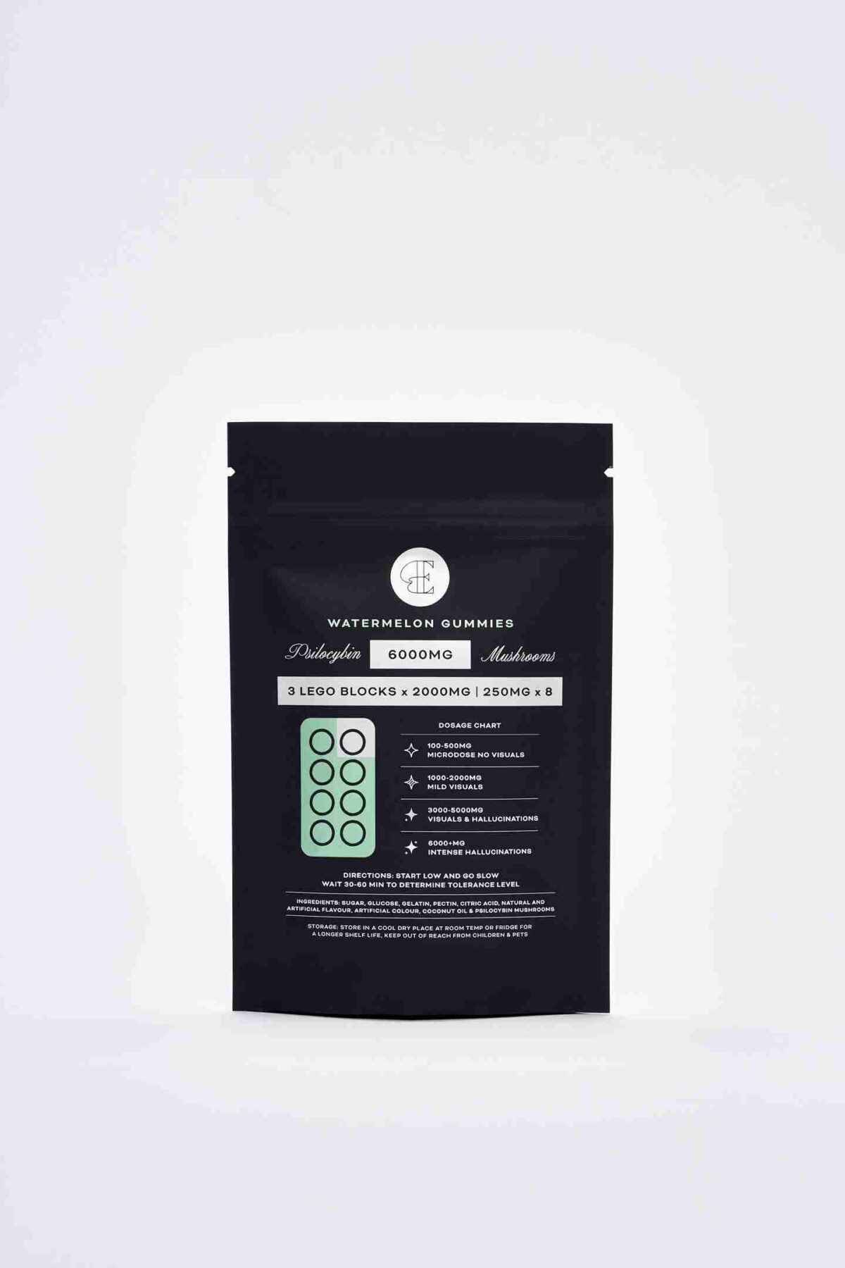 Euphoria Psychedelics Gummies - 6000mg Psilocybin - Watermelon - Image 2