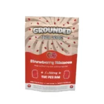 Grounded High Dose THC Edibles - 1000mg THC - Strawberry Hibiscus (1 x 1000mg)