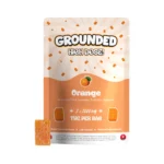 Grounded High Dose THC Edibles - 1000mg THC - Orange (1 x 1000mg)