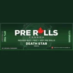 Infused Pre Roll – Death Star – HHC & Kief – 1.2g (Indica)