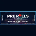 Infused Pre Roll – Miracle Alien Cookies – Shatter & Budder – 1.2g (Hybrid)